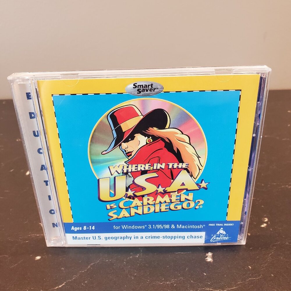 Where in the World is Carmen Sandiego? PC Game.